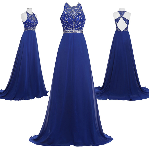 Evening Bridesmaid Gown Prom Dress ...